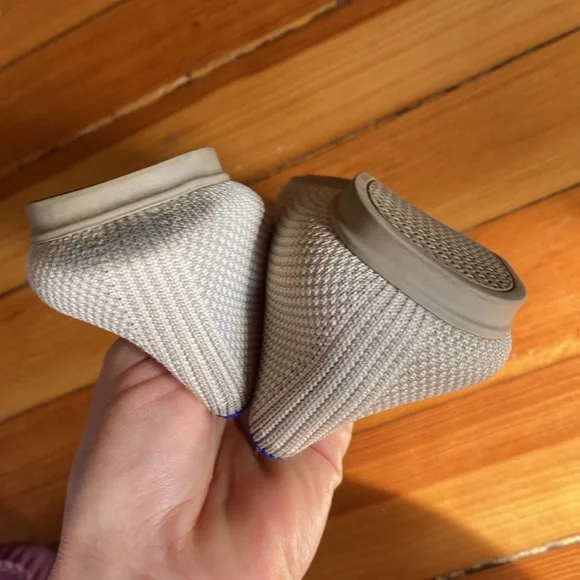 Rothy's Loafers | Tan & Cream Texture | Rounded Toe Flats | Size 8 - Picture 6 of 11